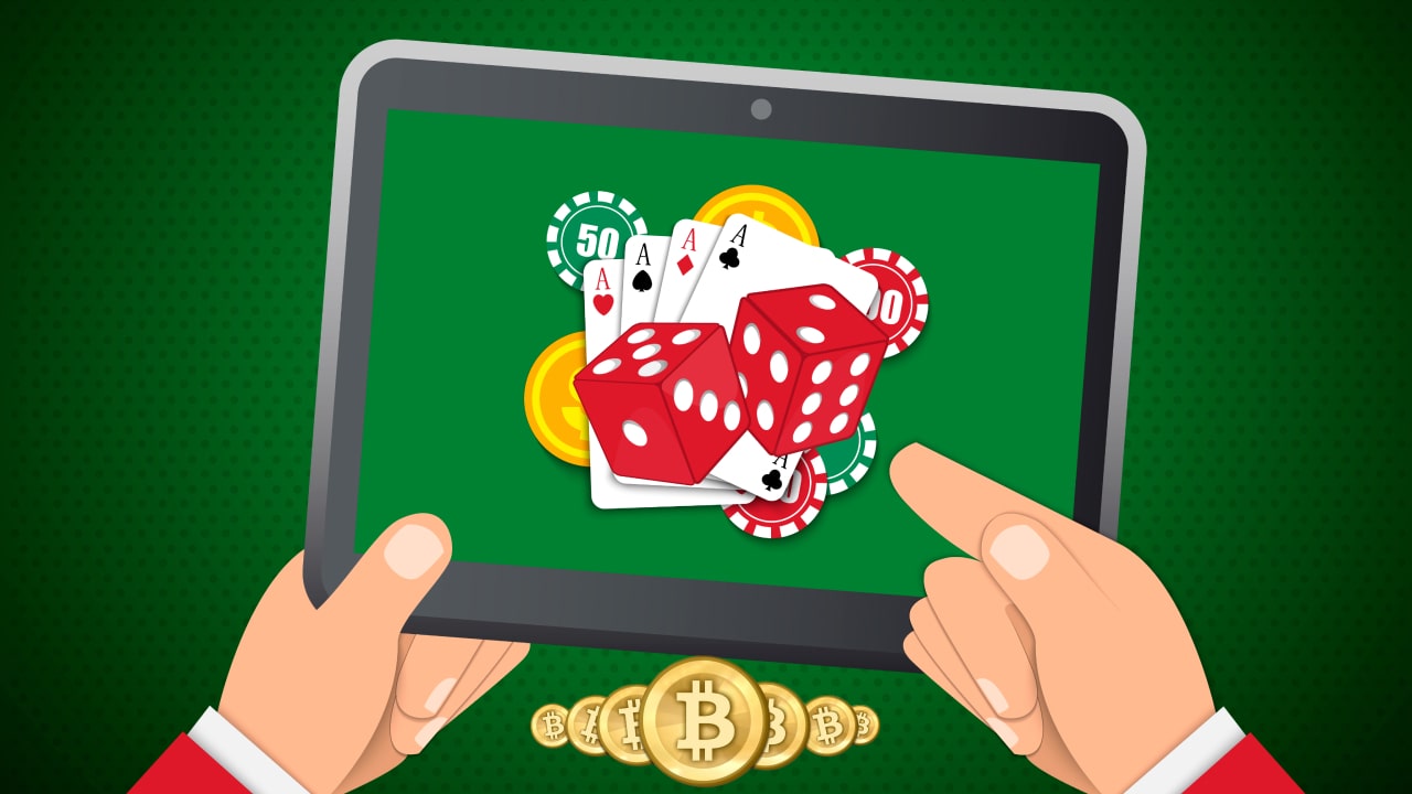 Bitcoin gambling app