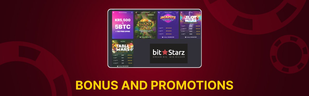 Bonuses promotions of bitstarz