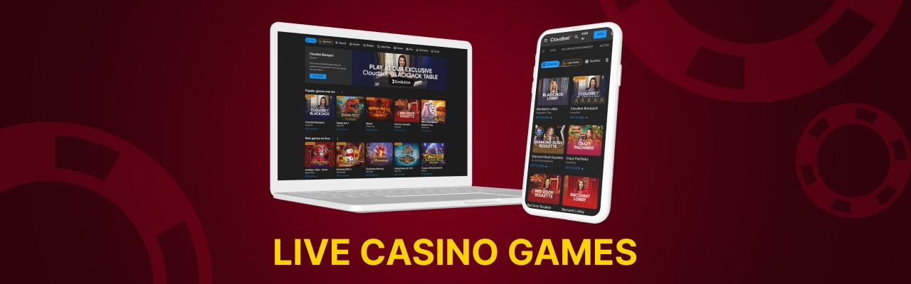 Cloudbet live casino games