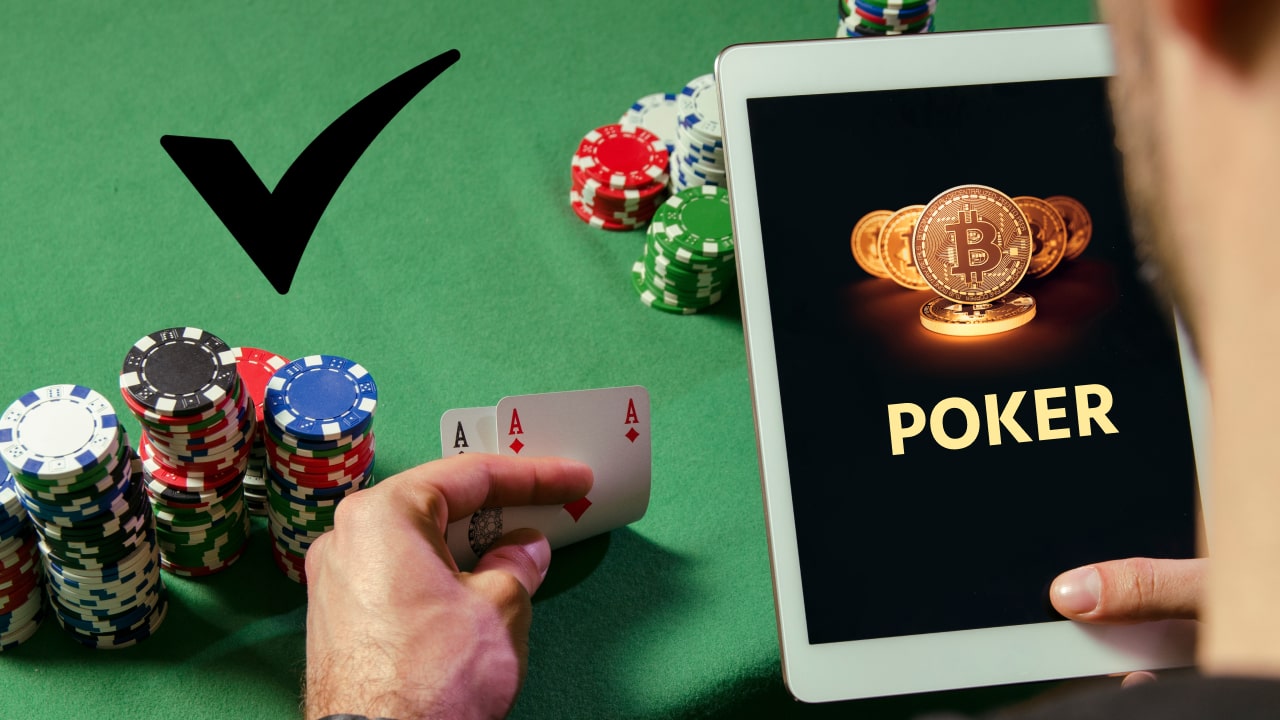 Poker with cryptocurrencies