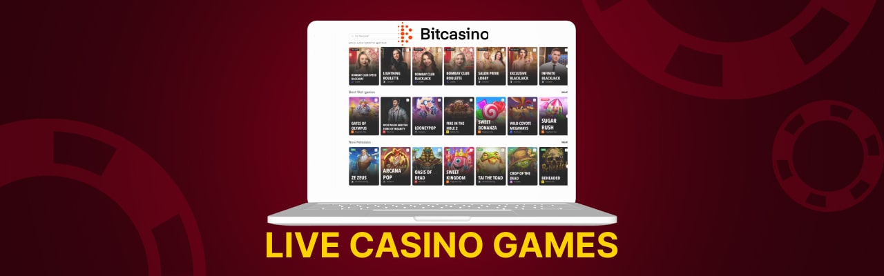 Bitcasino live casino games