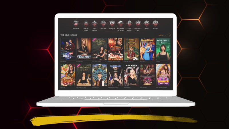 Legiano casino live casino games