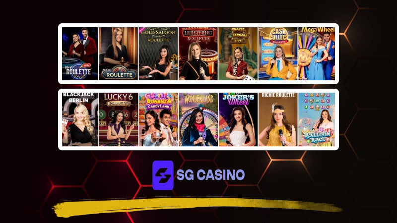 SG casino live casino games