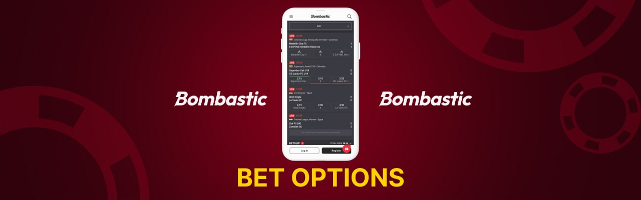 Bombastic bet options