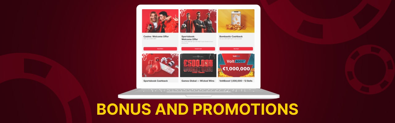 Bombastic casino bonuses promotions