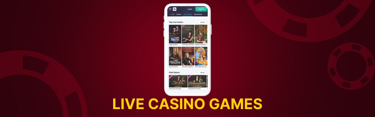 Popular live casino games