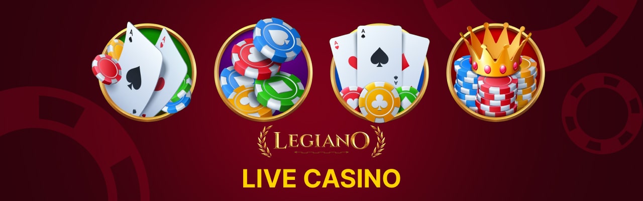 Type of legiano live casino games